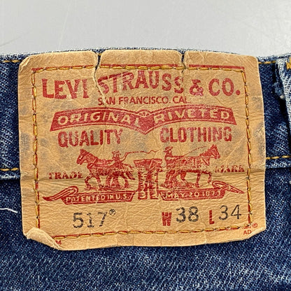 【中古品】【メンズ】 00517-0216 メキシコ製 BOOTS CUT DENIM PANTS ブーツ カット デニム パンツ ズボン ボトムス 157-260216-ya-09-izu サイズ：38×34 カラー：インディゴ 万代Net店