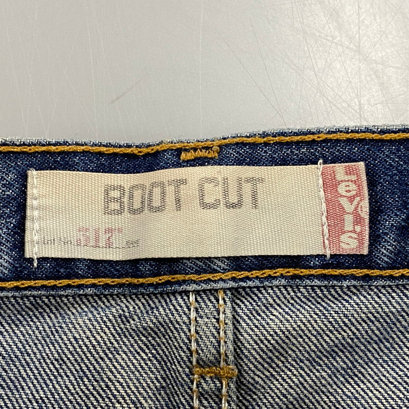 【中古品】【メンズ】 00517-0216 メキシコ製 BOOTS CUT DENIM PANTS ブーツ カット デニム パンツ ズボン ボトムス 157-260216-ya-09-izu サイズ：38×34 カラー：インディゴ 万代Net店