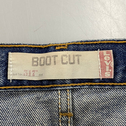 【中古品】【メンズ】 00517-0216 メキシコ製 BOOTS CUT DENIM PANTS ブーツ カット デニム パンツ ズボン ボトムス 157-260216-ya-09-izu サイズ：38×34 カラー：インディゴ 万代Net店