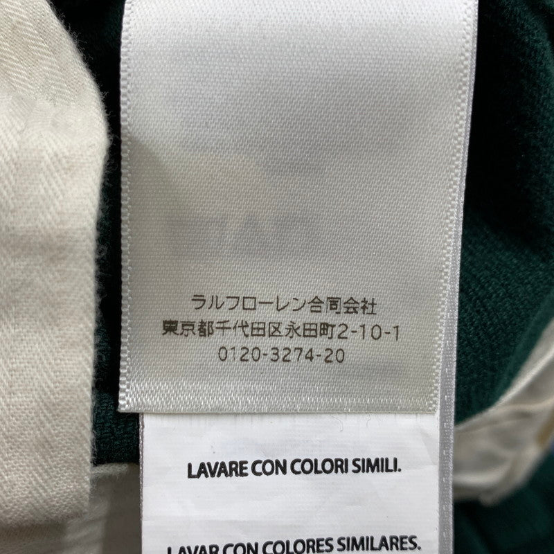 【中古品】【メンズ】 SLIM FIT POLO BEAR CORDUROY PANTS スリム フィット ポロベア コーデュロイ パンツ 158-260303-kh-17-izu サイズ：34×32 カラー：グリーン 万代Net店
