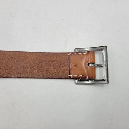 【中古品】【メンズ】 TROPHY CLOTHING トロフィークロージング INDUSTRIAL IRON BUCKLE LEATHER BELT インダストリアル アイアン バックル レザー ベルト 205-260217-yn-09-izu サイズ：36 カラー：キャメル 万代Net店