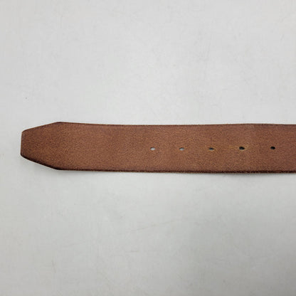 【中古品】【メンズ】 TROPHY CLOTHING トロフィークロージング INDUSTRIAL IRON BUCKLE LEATHER BELT インダストリアル アイアン バックル レザー ベルト 205-260217-yn-09-izu サイズ：36 カラー：キャメル 万代Net店
