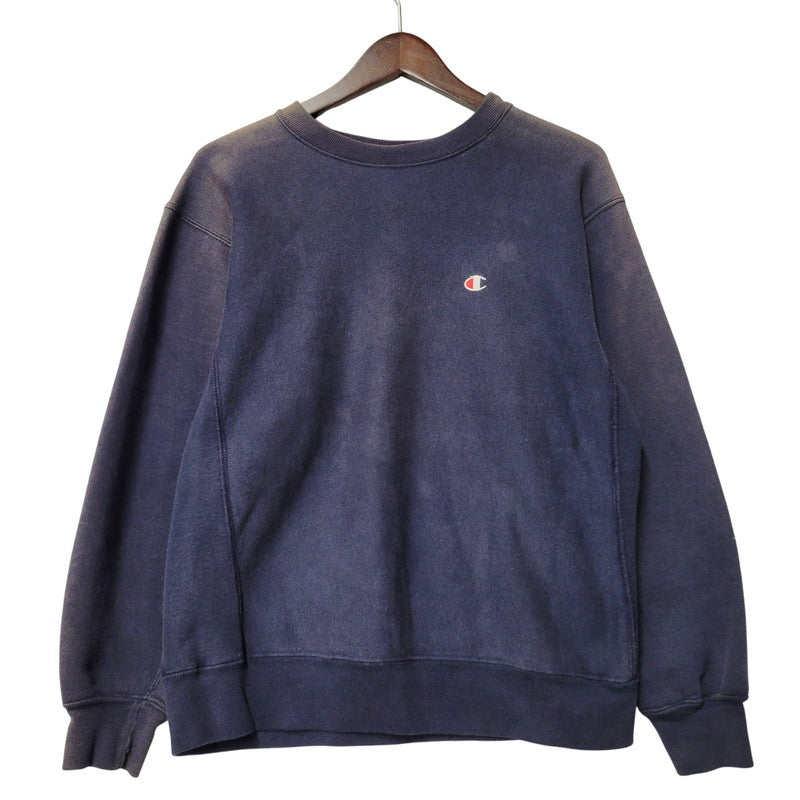 【現状渡し品】【メンズ】 トリコタグ後期 80S REVERSE WEAVE SWEATSHIRT リバース ウィーブ スウェットシャツ トップス 長袖 146-260217-cs-17-izu サイズ：L 14-16 カラー：ネイビー 万代Net店