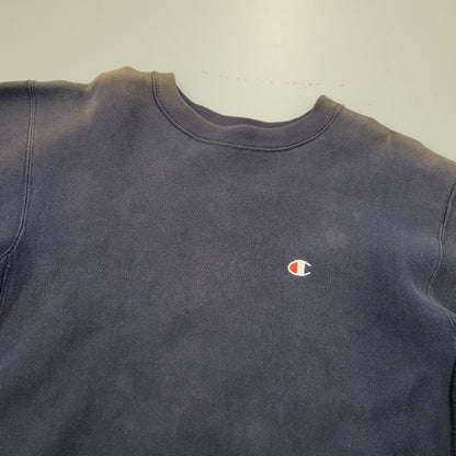【現状渡し品】【メンズ】 トリコタグ後期 80S REVERSE WEAVE SWEATSHIRT リバース ウィーブ スウェットシャツ トップス 長袖 146-260217-cs-17-izu サイズ：L 14-16 カラー：ネイビー 万代Net店