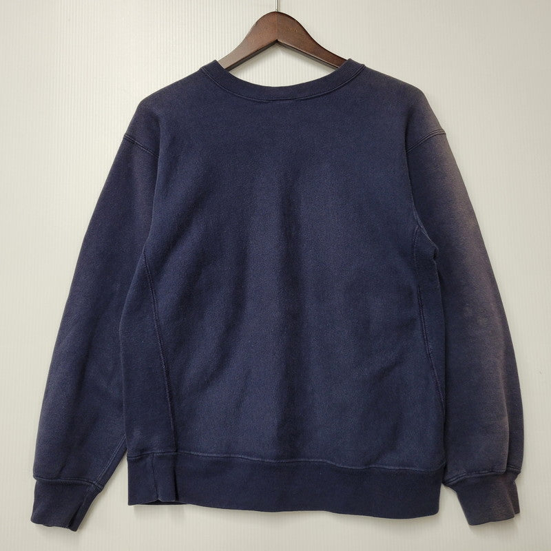 【現状渡し品】【メンズ】 トリコタグ後期 80S REVERSE WEAVE SWEATSHIRT リバース ウィーブ スウェットシャツ トップス 長袖 146-260217-cs-17-izu サイズ：L 14-16 カラー：ネイビー 万代Net店