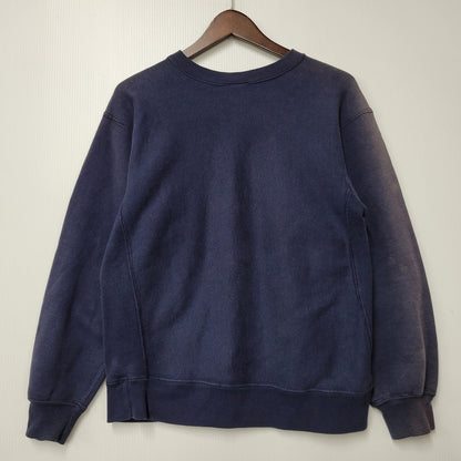 【現状渡し品】【メンズ】 トリコタグ後期 80S REVERSE WEAVE SWEATSHIRT リバース ウィーブ スウェットシャツ トップス 長袖 146-260217-cs-17-izu サイズ：L 14-16 カラー：ネイビー 万代Net店