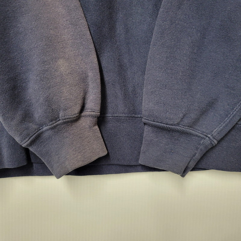 【現状渡し品】【メンズ】 トリコタグ後期 80S REVERSE WEAVE SWEATSHIRT リバース ウィーブ スウェットシャツ トップス 長袖 146-260217-cs-17-izu サイズ：L 14-16 カラー：ネイビー 万代Net店