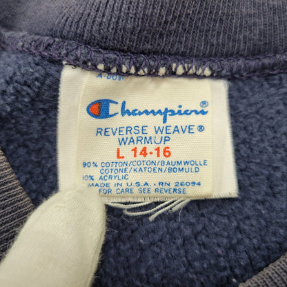 【現状渡し品】【メンズ】 トリコタグ後期 80S REVERSE WEAVE SWEATSHIRT リバース ウィーブ スウェットシャツ トップス 長袖 146-260217-cs-17-izu サイズ：L 14-16 カラー：ネイビー 万代Net店