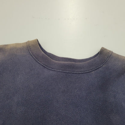 【現状渡し品】【メンズ】 トリコタグ後期 80S REVERSE WEAVE SWEATSHIRT リバース ウィーブ スウェットシャツ トップス 長袖 146-260217-cs-17-izu サイズ：L 14-16 カラー：ネイビー 万代Net店