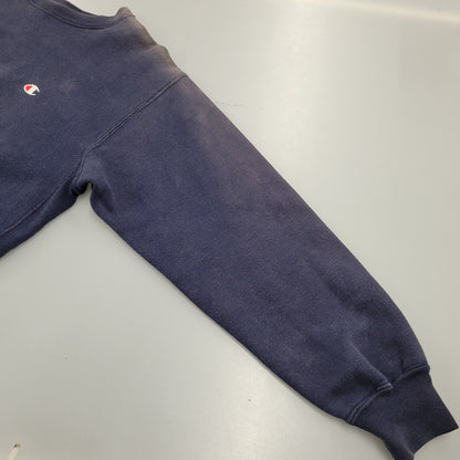 【現状渡し品】【メンズ】 トリコタグ後期 80S REVERSE WEAVE SWEATSHIRT リバース ウィーブ スウェットシャツ トップス 長袖 146-260217-cs-17-izu サイズ：L 14-16 カラー：ネイビー 万代Net店