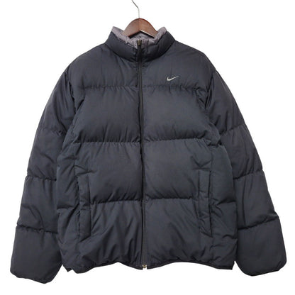【中古品】【メンズ】 OLD NIKE オールド ナイキ 114093 00S REVERSIBLE DOWN JACKET リバーシブル ダウン ジャケット アウター 146-260217-cs-21-izu サイズ：L カラー：ブラック/グレー 万代Net店