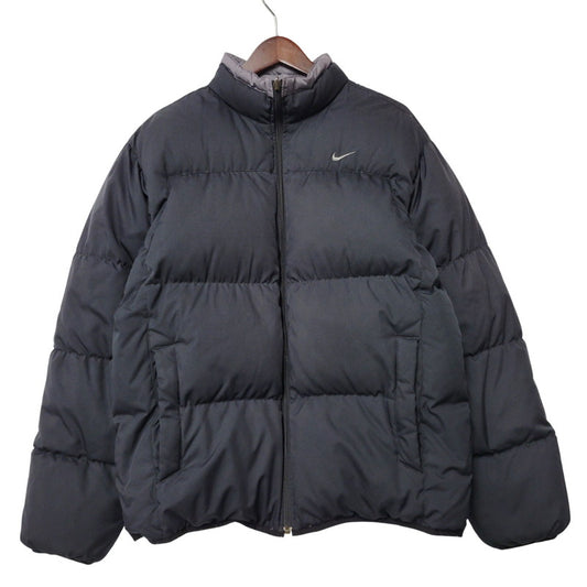 【中古品】【メンズ】 OLD NIKE オールド ナイキ 114093 00S REVERSIBLE DOWN JACKET リバーシブル ダウン ジャケット アウター 146-260217-cs-21-izu サイズ：L カラー：ブラック/グレー 万代Net店