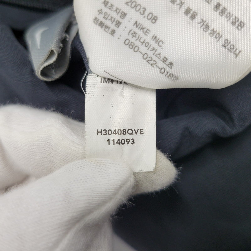 【中古品】【メンズ】 OLD NIKE オールド ナイキ 114093 00S REVERSIBLE DOWN JACKET リバーシブル ダウン ジャケット アウター 146-260217-cs-21-izu サイズ：L カラー：ブラック/グレー 万代Net店