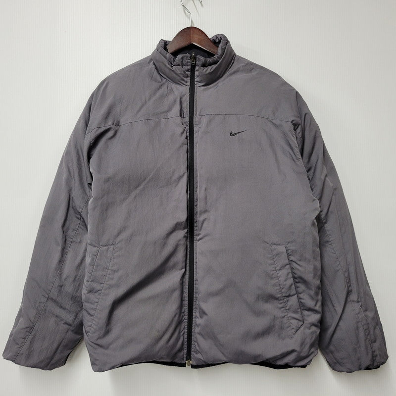 【中古品】【メンズ】 OLD NIKE オールド ナイキ 114093 00S REVERSIBLE DOWN JACKET リバーシブル ダウン ジャケット アウター 146-260217-cs-21-izu サイズ：L カラー：ブラック/グレー 万代Net店
