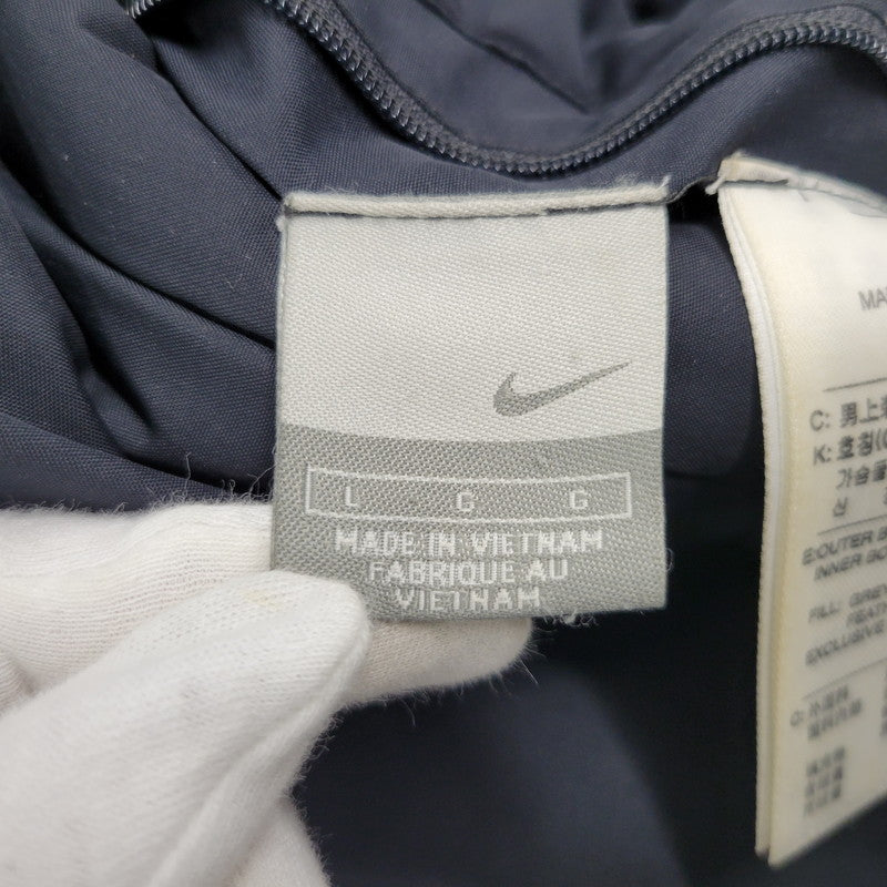 【中古品】【メンズ】 OLD NIKE オールド ナイキ 114093 00S REVERSIBLE DOWN JACKET リバーシブル ダウン ジャケット アウター 146-260217-cs-21-izu サイズ：L カラー：ブラック/グレー 万代Net店