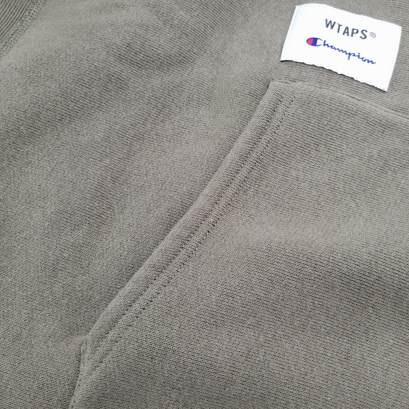 【中古品】【メンズ】 × CHAMPION チャンピオン C8-T109 REVERSE WEAVE ACADEMY HOODIE リバース ウィーブ アカデミー フーディー パーカー トップス 142-260221-kh-08-izu サイズ：M カラー：カーキ 万代Net店