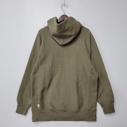 【中古品】【メンズ】 × CHAMPION チャンピオン C8-T109 REVERSE WEAVE ACADEMY HOODIE リバース ウィーブ アカデミー フーディー パーカー トップス 142-260221-kh-08-izu サイズ：M カラー：カーキ 万代Net店