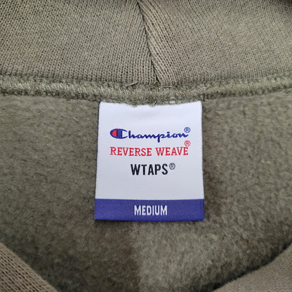 【中古品】【メンズ】 × CHAMPION チャンピオン C8-T109 REVERSE WEAVE ACADEMY HOODIE リバース ウィーブ アカデミー フーディー パーカー トップス 142-260221-kh-08-izu サイズ：M カラー：カーキ 万代Net店