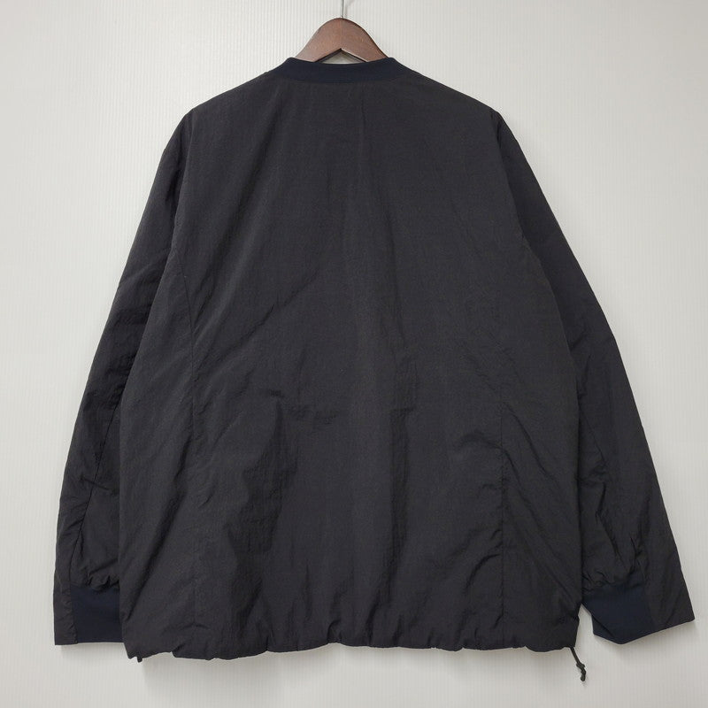 【中古品】【メンズ】 NANGA ナンガ NO COLLAR SOFT DOWN CARDIGAN ノーカラー ソフト ダウン カーディガン アウター 144-260217-cs-19-izu サイズ：L カラー：ブラック 万代Net店