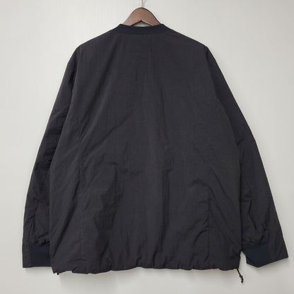 【中古品】【メンズ】 NANGA ナンガ NO COLLAR SOFT DOWN CARDIGAN ノーカラー ソフト ダウン カーディガン アウター 144-260217-cs-19-izu サイズ：L カラー：ブラック 万代Net店