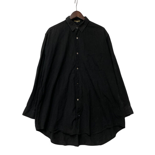 【中古品】【メンズ】 90’S STRIPE LS SHIRT ストライプ ロングスリーブ シャツ トップス 長袖 140-260219-cs-07-izu サイズ：3 カラー：ブラック 万代Net店