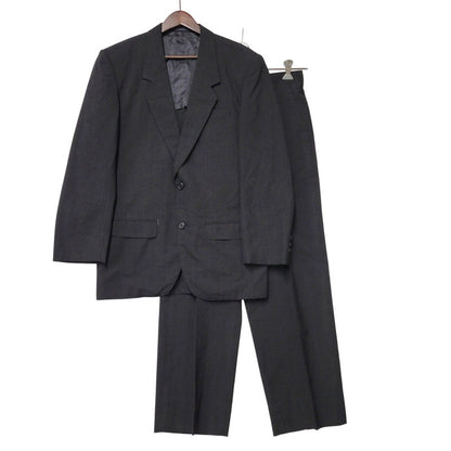 【現状渡し品】【メンズ】 80～90’S WOOL SUIT SET UP ウール スーツ セットアップ 140-260220-cs-13-izu サイズ：S カラー：ブラック 万代Net店