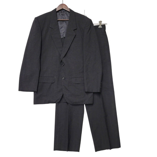 【現状渡し品】【メンズ】 80～90’S WOOL SUIT SET UP ウール スーツ セットアップ 140-260220-cs-13-izu サイズ：S カラー：ブラック 万代Net店
