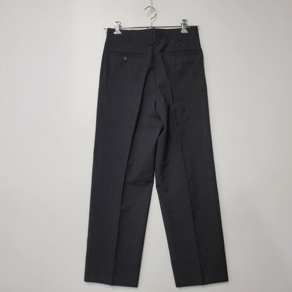 【現状渡し品】【メンズ】 80～90’S WOOL SUIT SET UP ウール スーツ セットアップ 140-260220-cs-13-izu サイズ：S カラー：ブラック 万代Net店