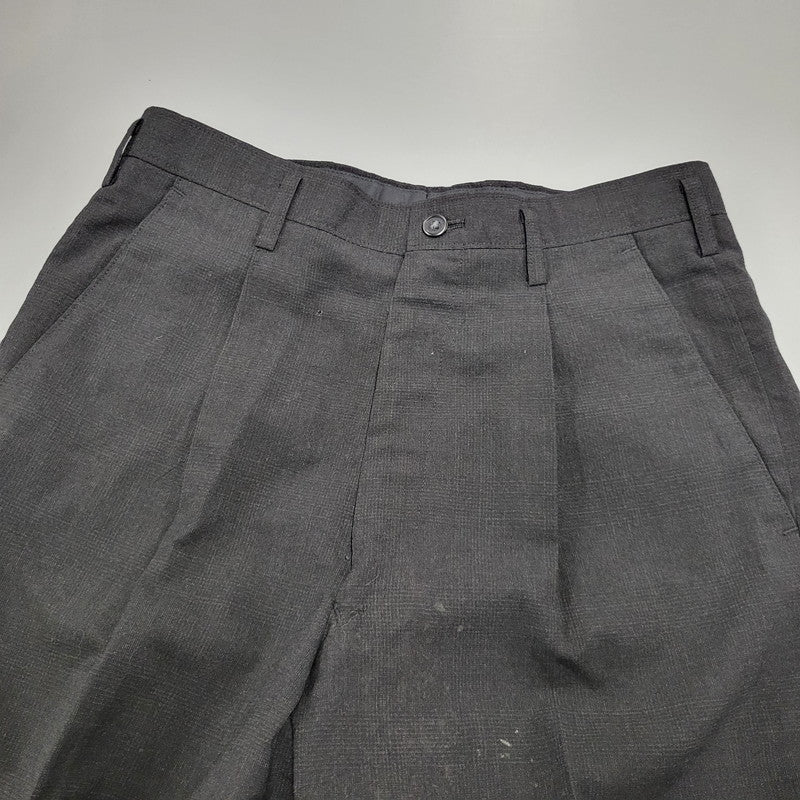 【現状渡し品】【メンズ】 80～90’S WOOL SUIT SET UP ウール スーツ セットアップ 140-260220-cs-13-izu サイズ：S カラー：ブラック 万代Net店
