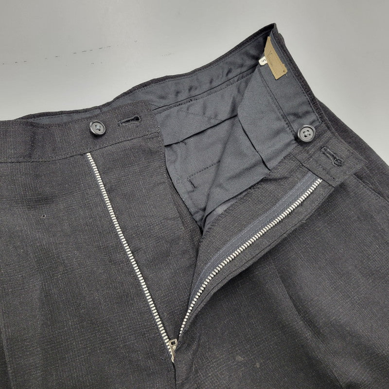 【現状渡し品】【メンズ】 80～90’S WOOL SUIT SET UP ウール スーツ セットアップ 140-260220-cs-13-izu サイズ：S カラー：ブラック 万代Net店