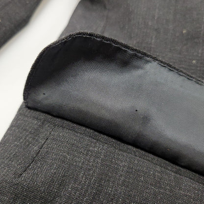 【現状渡し品】【メンズ】 80～90’S WOOL SUIT SET UP ウール スーツ セットアップ 140-260220-cs-13-izu サイズ：S カラー：ブラック 万代Net店