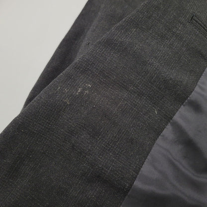 【現状渡し品】【メンズ】 80～90’S WOOL SUIT SET UP ウール スーツ セットアップ 140-260220-cs-13-izu サイズ：S カラー：ブラック 万代Net店