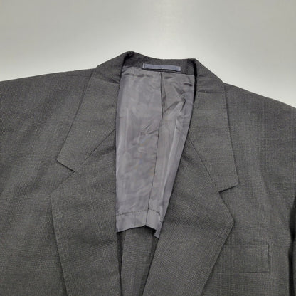 【現状渡し品】【メンズ】 80～90’S WOOL SUIT SET UP ウール スーツ セットアップ 140-260220-cs-13-izu サイズ：S カラー：ブラック 万代Net店