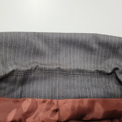 【中古品】【メンズ】 JEAN PAUL GAULTIER CLASSIQUE ジャンポールゴルチエ クラシック 日本製 WOOL STRIPE 4B TAILORED JACKET テーラードジャケット アウター 141-260219-yn-10-izu サイズ：48 カラー：グレー 万代Net店