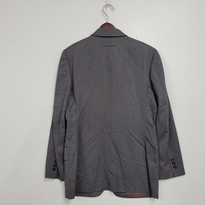 【中古品】【メンズ】 JEAN PAUL GAULTIER CLASSIQUE ジャンポールゴルチエ クラシック 日本製 WOOL STRIPE 4B TAILORED JACKET テーラードジャケット アウター 141-260219-yn-10-izu サイズ：48 カラー：グレー 万代Net店