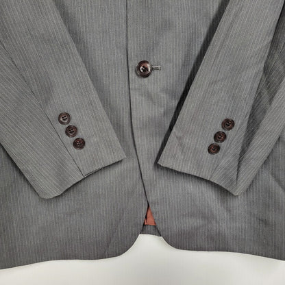 【中古品】【メンズ】 JEAN PAUL GAULTIER CLASSIQUE ジャンポールゴルチエ クラシック 日本製 WOOL STRIPE 4B TAILORED JACKET テーラードジャケット アウター 141-260219-yn-10-izu サイズ：48 カラー：グレー 万代Net店