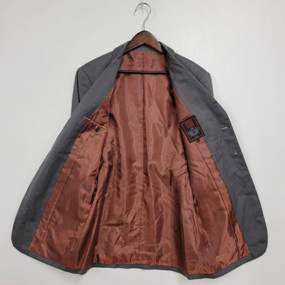 【中古品】【メンズ】 JEAN PAUL GAULTIER CLASSIQUE ジャンポールゴルチエ クラシック 日本製 WOOL STRIPE 4B TAILORED JACKET テーラードジャケット アウター 141-260219-yn-10-izu サイズ：48 カラー：グレー 万代Net店