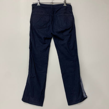 【中古品】【メンズ】 HA-P056 18SS SIDE LINE STRAIGHT PANTS サイド ライン ストレート パンツ ボトムス 151-260220-yn-03-izu サイズ：SS カラー：ネイビー 万代Net店