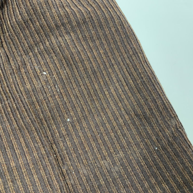 【現状渡し品】【メンズ】 DUNHILL SPORT ダンヒルスポーツ 2TUCK WOOL CORDUROY PANTS 8371 2タック ウール コーデュロイ パンツ ボトムス 152-260220-as-24-izu サイズ：79 カラー：ブラウン 万代Net店