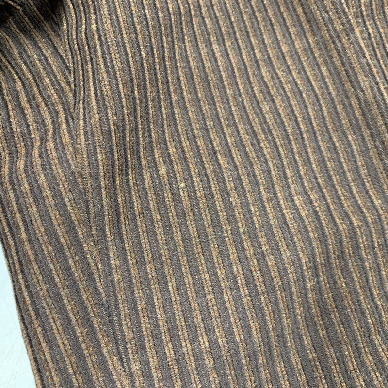 【現状渡し品】【メンズ】 DUNHILL SPORT ダンヒルスポーツ 2TUCK WOOL CORDUROY PANTS 8371 2タック ウール コーデュロイ パンツ ボトムス 152-260220-as-24-izu サイズ：79 カラー：ブラウン 万代Net店