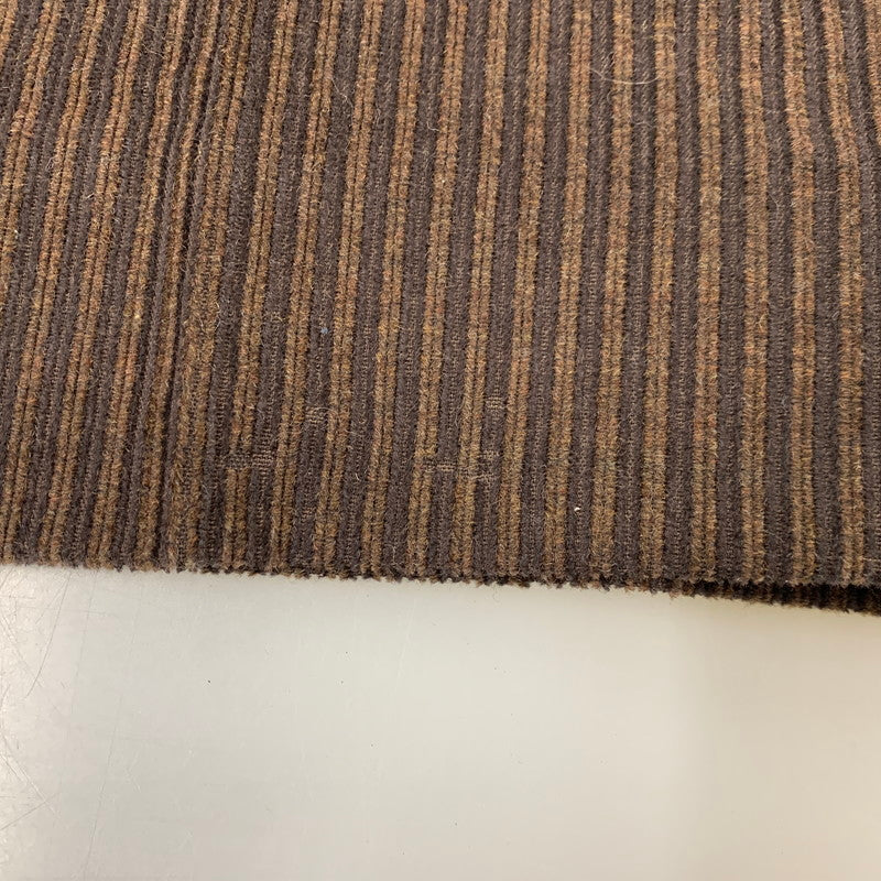 【現状渡し品】【メンズ】 DUNHILL SPORT ダンヒルスポーツ 2TUCK WOOL CORDUROY PANTS 8371 2タック ウール コーデュロイ パンツ ボトムス 152-260220-as-24-izu サイズ：79 カラー：ブラウン 万代Net店