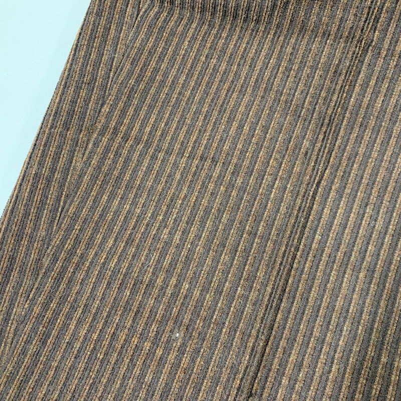 【現状渡し品】【メンズ】 DUNHILL SPORT ダンヒルスポーツ 2TUCK WOOL CORDUROY PANTS 8371 2タック ウール コーデュロイ パンツ ボトムス 152-260220-as-24-izu サイズ：79 カラー：ブラウン 万代Net店
