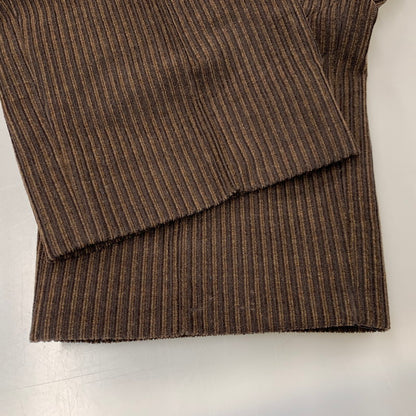 【現状渡し品】【メンズ】 DUNHILL SPORT ダンヒルスポーツ 2TUCK WOOL CORDUROY PANTS 8371 2タック ウール コーデュロイ パンツ ボトムス 152-260220-as-24-izu サイズ：79 カラー：ブラウン 万代Net店