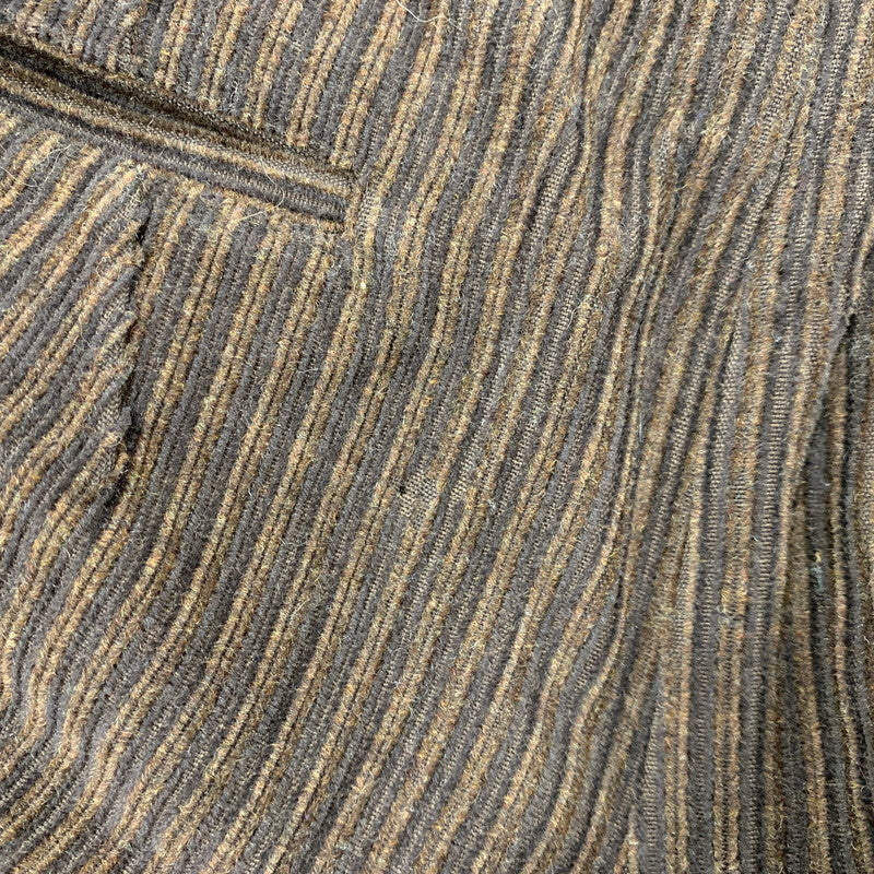 【現状渡し品】【メンズ】 DUNHILL SPORT ダンヒルスポーツ 2TUCK WOOL CORDUROY PANTS 8371 2タック ウール コーデュロイ パンツ ボトムス 152-260220-as-24-izu サイズ：79 カラー：ブラウン 万代Net店