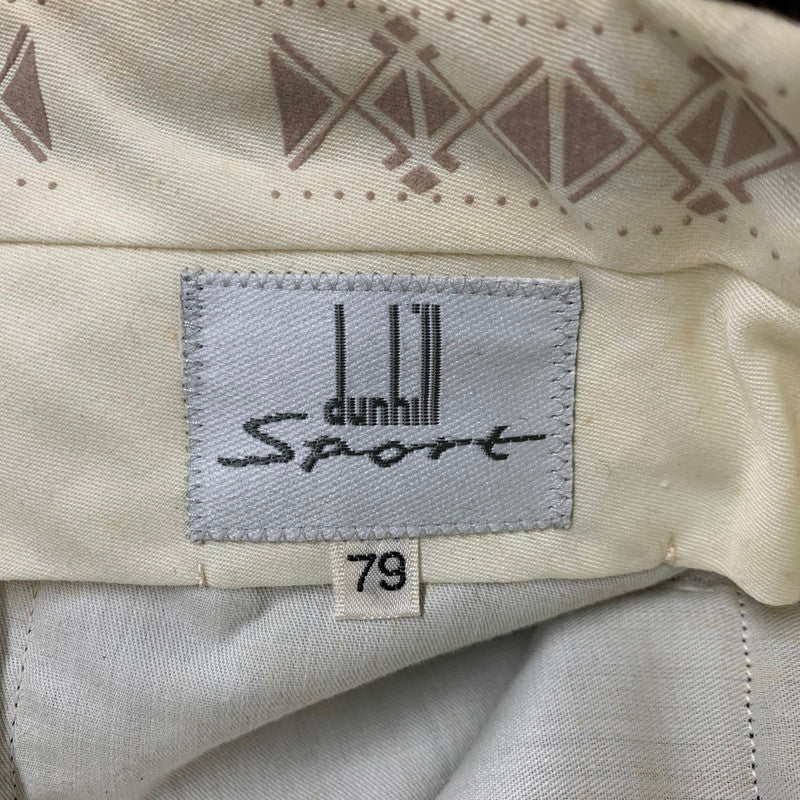 【現状渡し品】【メンズ】 DUNHILL SPORT ダンヒルスポーツ 2TUCK WOOL CORDUROY PANTS 8371 2タック ウール コーデュロイ パンツ ボトムス 152-260220-as-24-izu サイズ：79 カラー：ブラウン 万代Net店