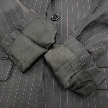 【中古品】【メンズ】 PS PAUL SMITH ピーエス ポールスミス 9552 STRIPE 2B TAILORED JACKET ストライプ ツーボタン テーラード ジャケット アウター 141-260220-cs-15-izu サイズ：38 カラー：ブラック 万代Net店