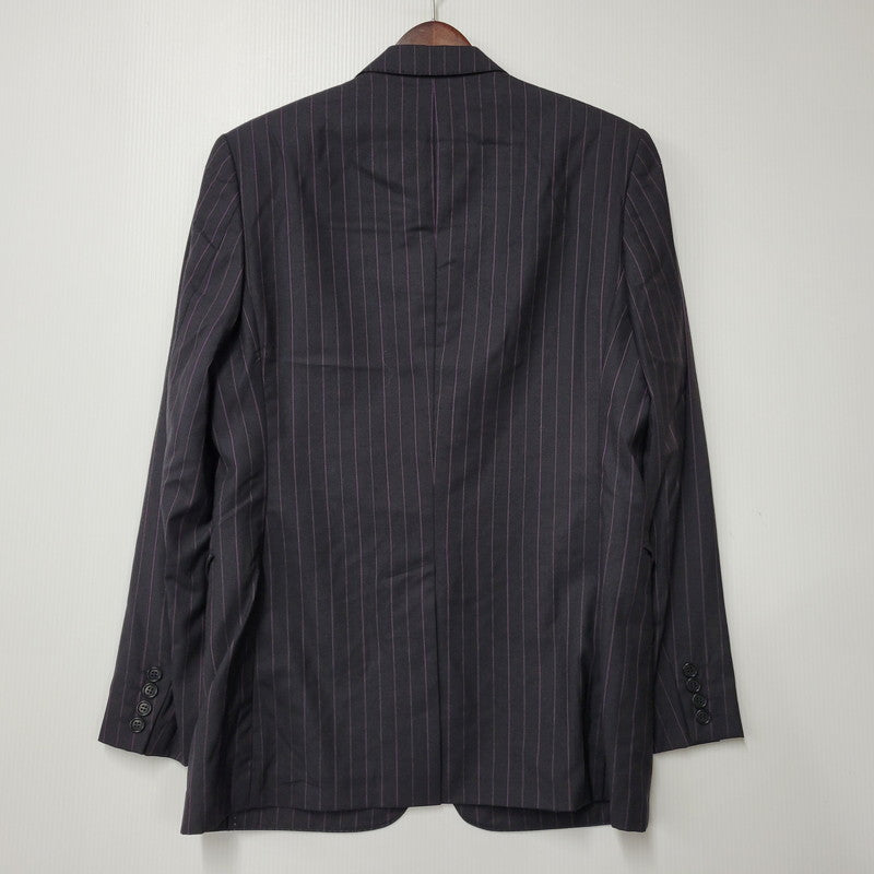 【中古品】【メンズ】 PS PAUL SMITH ピーエス ポールスミス 9552 STRIPE 2B TAILORED JACKET ストライプ ツーボタン テーラード ジャケット アウター 141-260220-cs-15-izu サイズ：38 カラー：ブラック 万代Net店