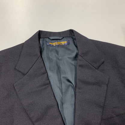 【中古品】【メンズ】 Brooks Brothers ブルックスブラザーズ WOOL 2B TAILORED JACKET BBS3735 テーラードジャケット 日本製 146-260220-as-30-izu カラー：ネイビー 万代Net店