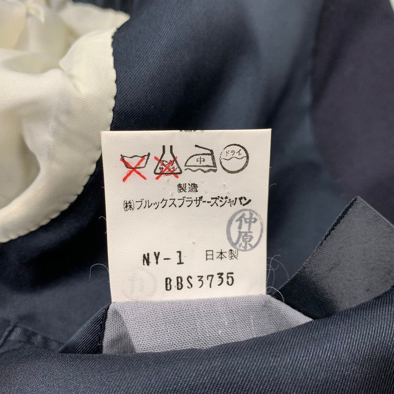 【中古品】【メンズ】 Brooks Brothers ブルックスブラザーズ WOOL 2B TAILORED JACKET BBS3735 テーラードジャケット 日本製 146-260220-as-30-izu カラー：ネイビー 万代Net店