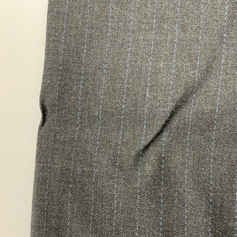 【中古品】【メンズ】 ME53FF092 00～10’S 2TUCK STRIPE WOOL SLACKS タック ストライプウール スラックス パンツ ボトムス 151-260220-yn-04-izu サイズ：2 カラー：グレー 万代Net店